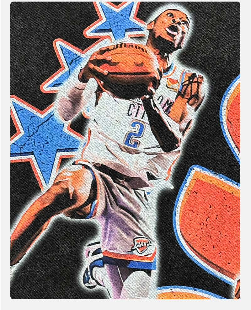 Shai Gilgeous Alexander SGA Vintage Wash Hoodie